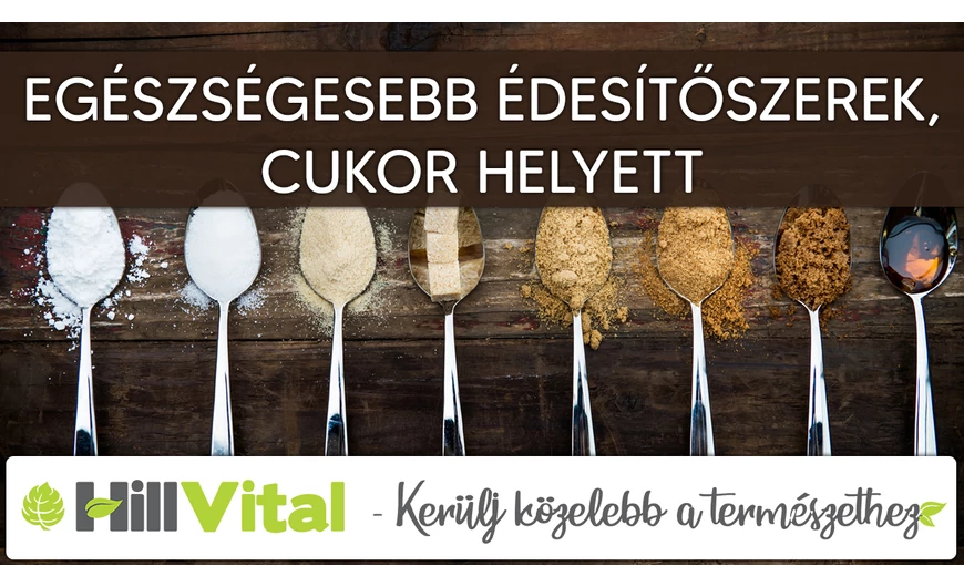 Egészségesebb édesítőszerek, cukor helyett