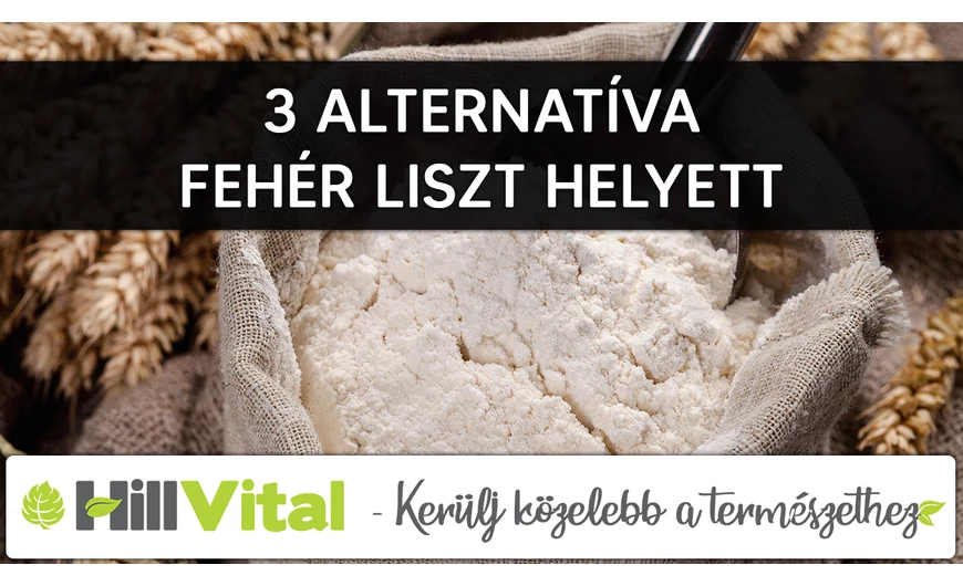 3 alternatíva fehér liszt helyett