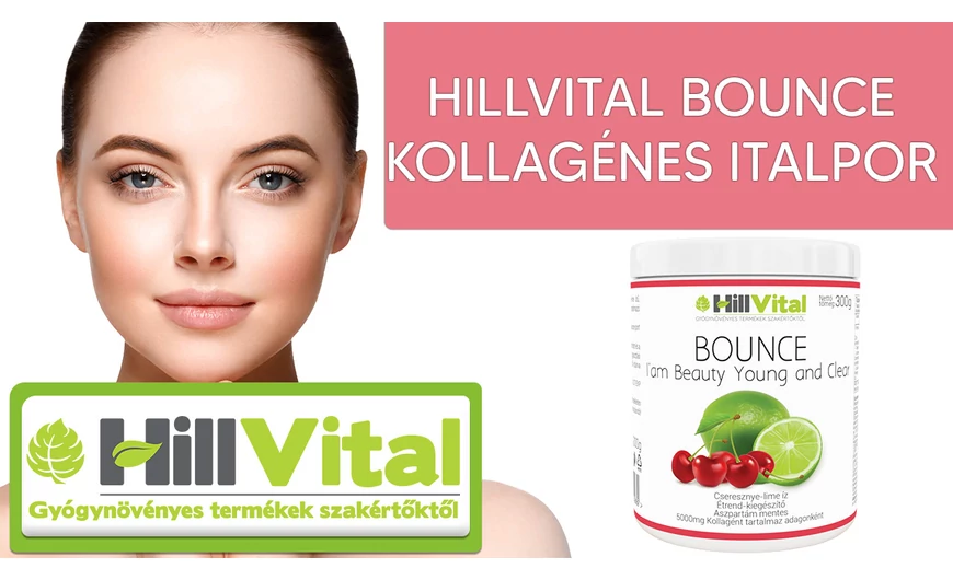 A HillVital Bounce nem csupán egy egyszerű kollagénes ital