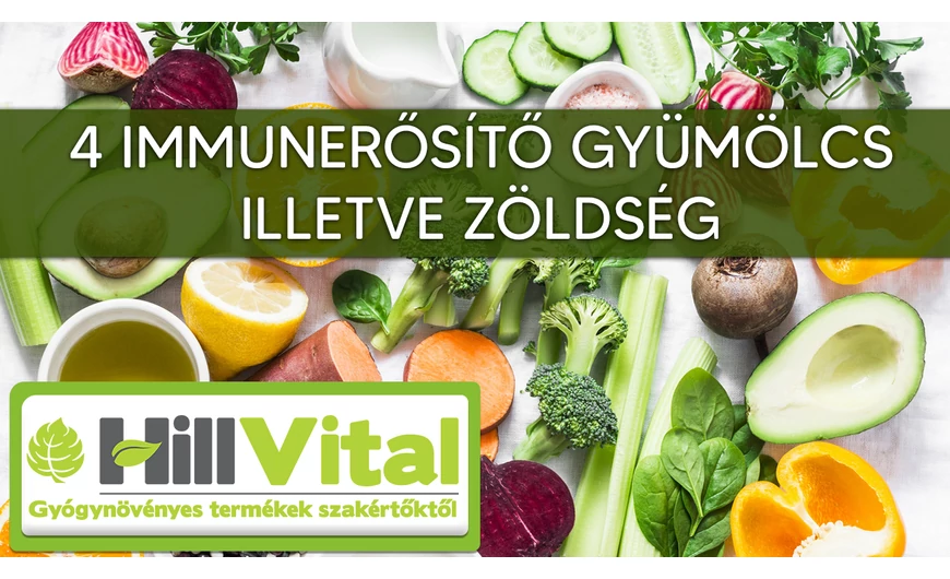 Immunerősítő gyümölcsök és zöldségek