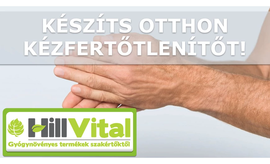 Kézfertőtlenítő készítés fél perc alatt!