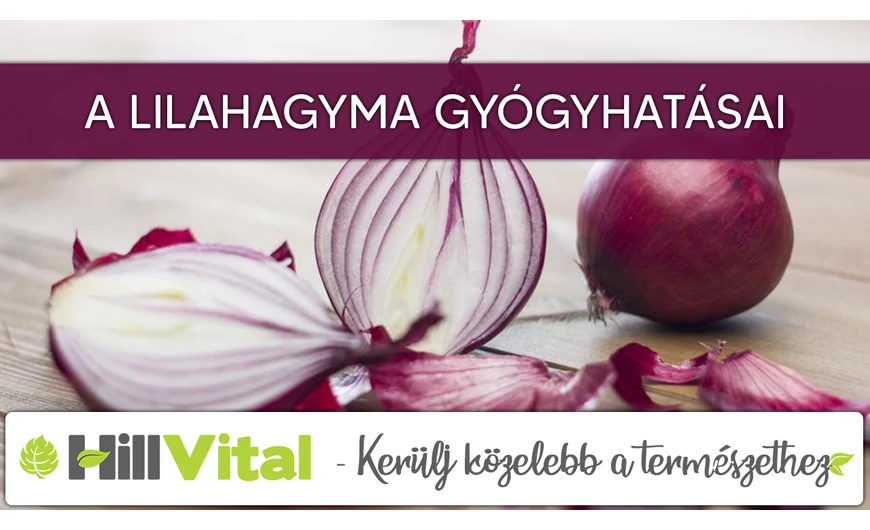 A lilahagyma gyógyhatásai