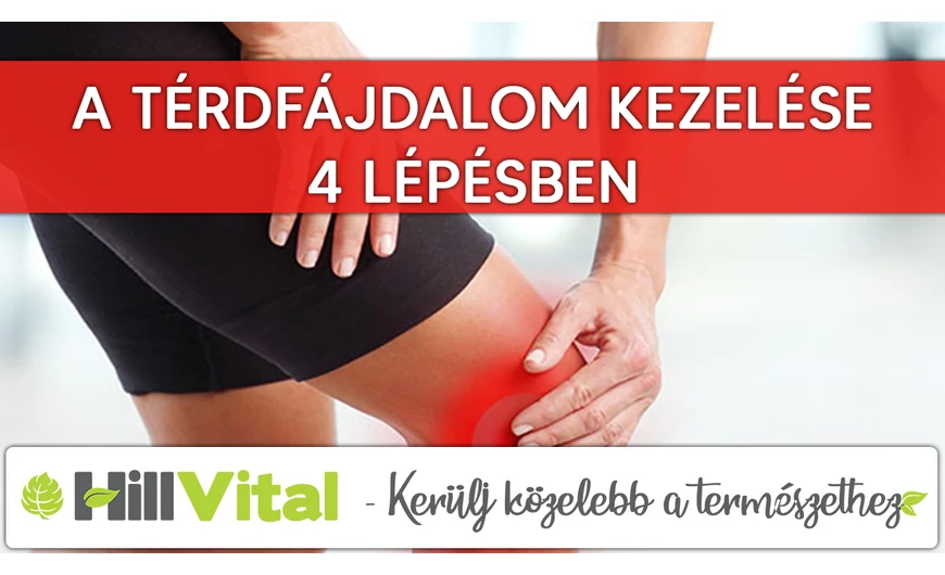 A térdfájdalom kezelése 4 lépésben