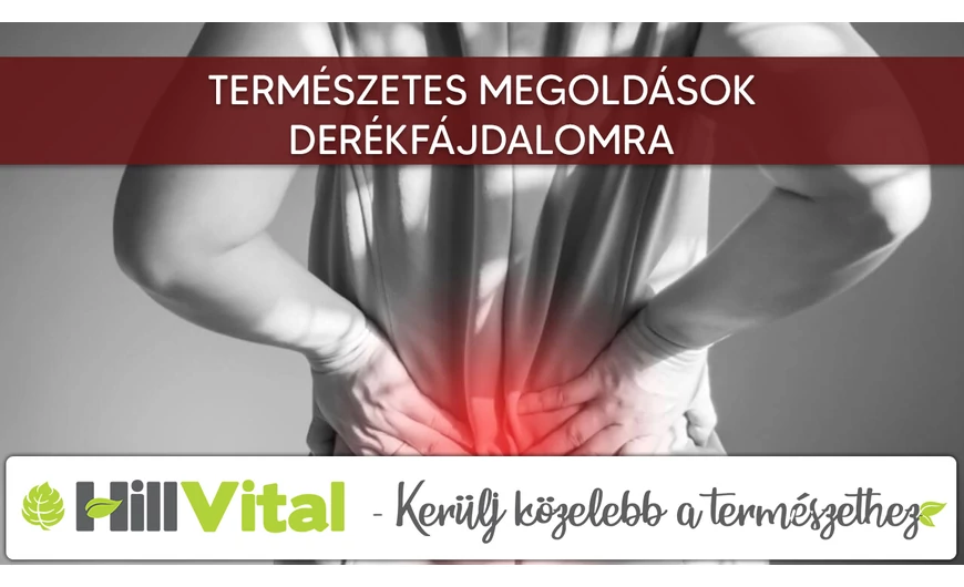 Természetes megoldások derékfájdalomra