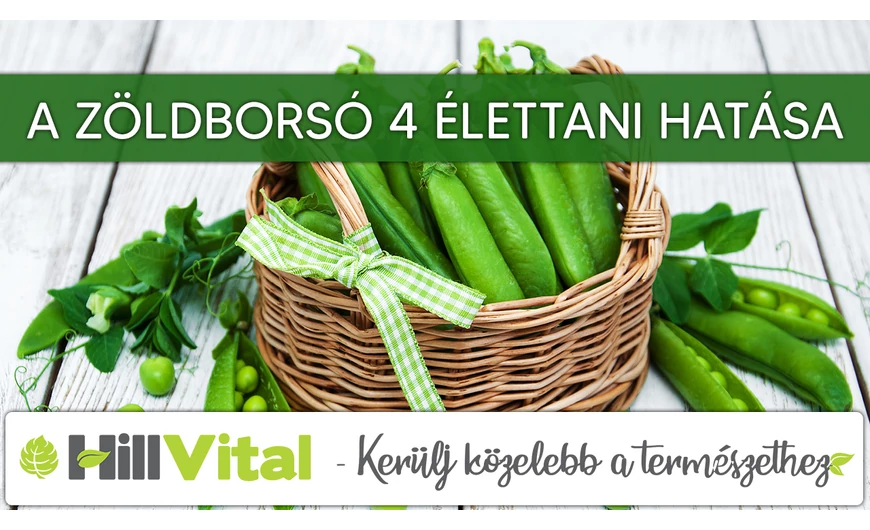 A zöldborsó 4 élettani hatása