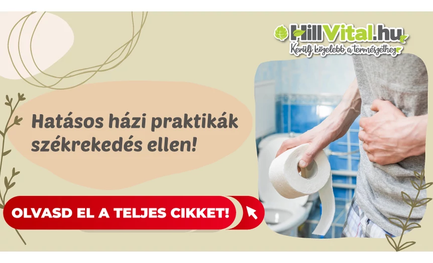 A legjobb házi praktikák székrekedés esetére