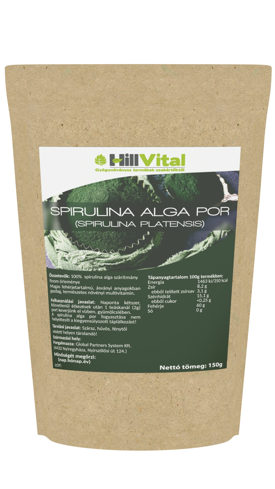 Spirulina alga por