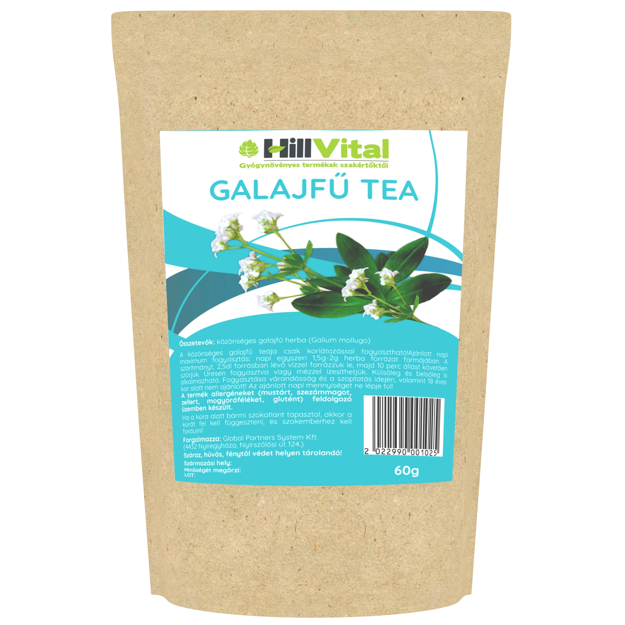 Galajfű tea