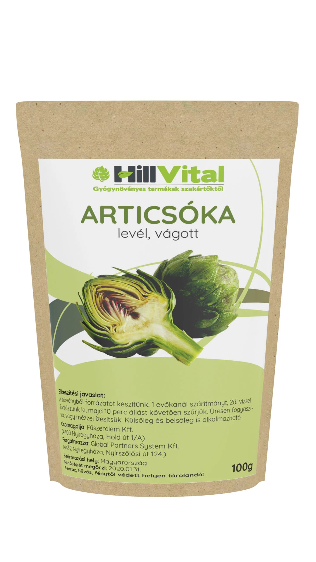 Articsóka tea