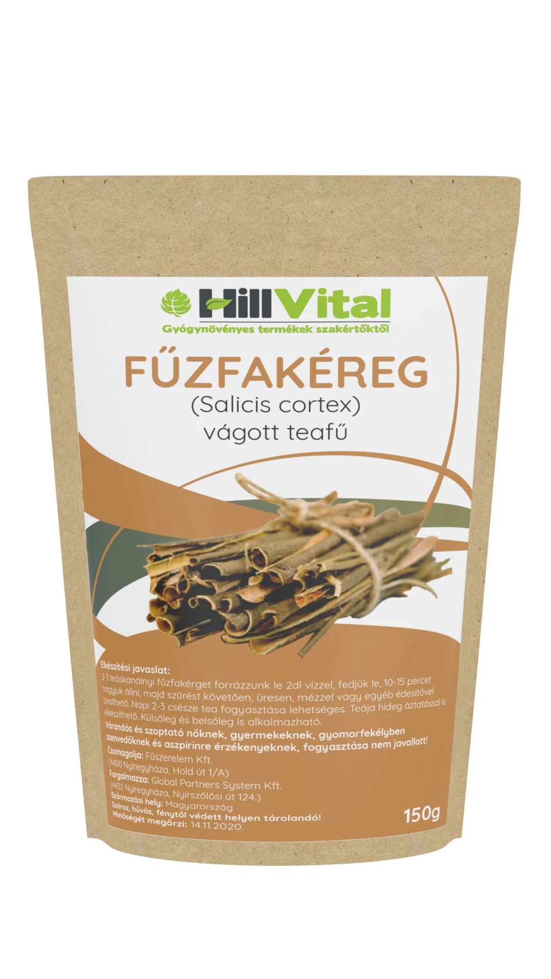 Fűzfakéreg tea