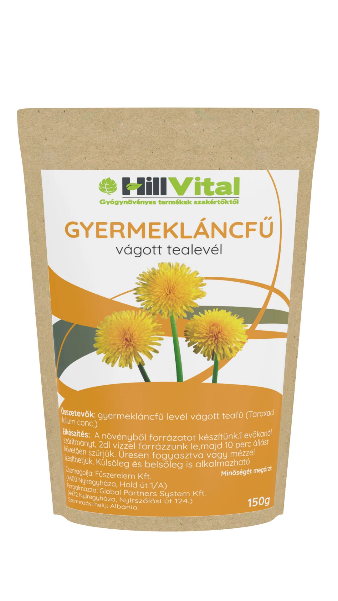 Gyermekláncfű levél tea