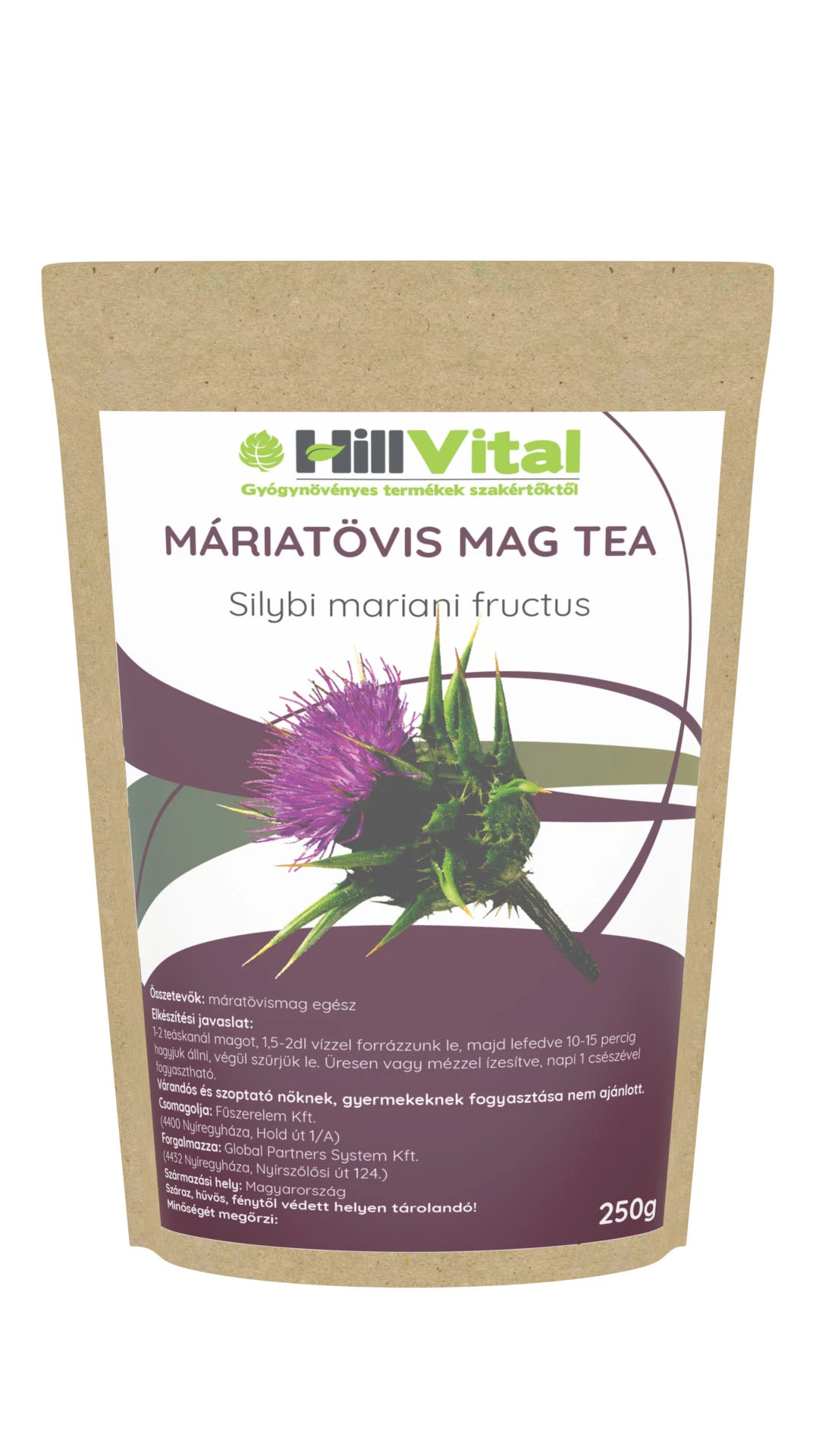 Máriatövis tea