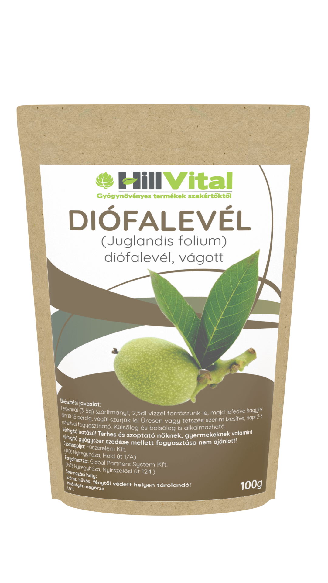Diófalevél tea