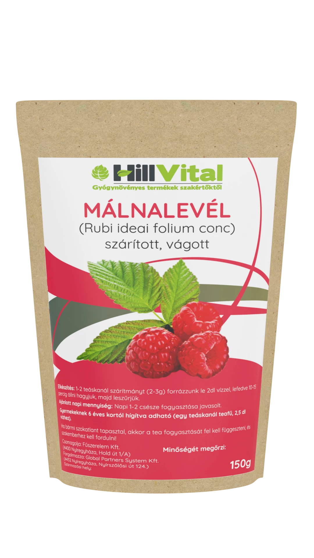 Málnalevél tea